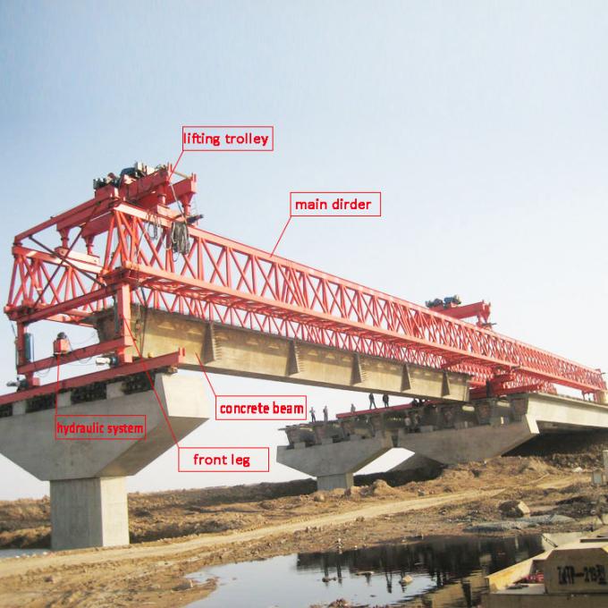 橋具体的なガードを建てるための進水のガード180Tのビーム発射筒機械