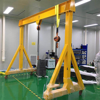 モーターを備えられる携帯用移動式ガントリー クレーン軽量産業