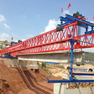 重い容量のトラス タイプ進水の橋げたの建設機械