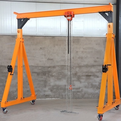 モーターを備えられる携帯用移動式ガントリー クレーン軽量産業